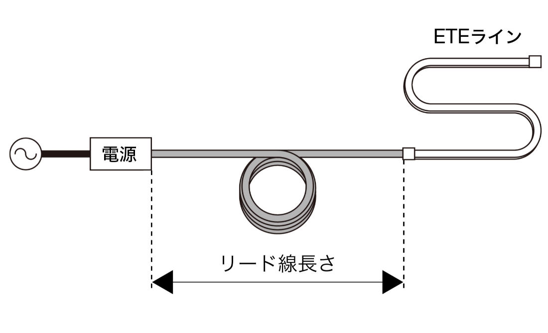 リード線を延ばせる